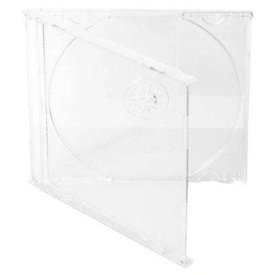 COVER IT box jewel + tray/ plastový obal na CD/ 10mm/ čirý/ 10pack, 27010P10
