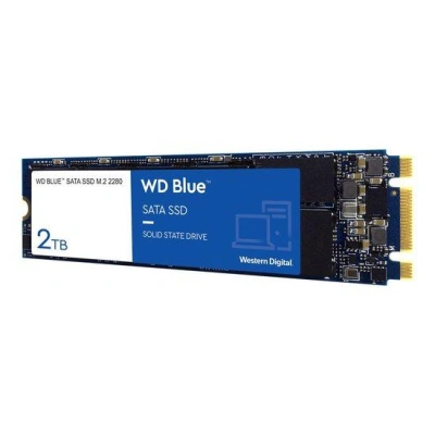 WD SSD Blue M.2 2TB - SATA-III/3D NAND/500TBW, WDS200T2B0B