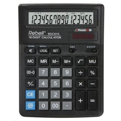 Rebell kalkulačka - stolní - BDC616, RE-BDC616 BX