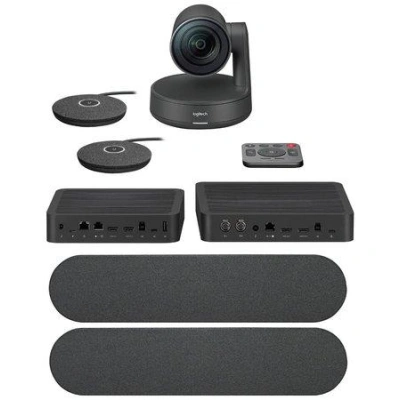 Logitech webkamera Rally Ultra-HD ConferenceCam/ 2 mikrofon/ 2 repro/ černá, 960-001224