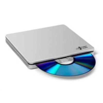 Hitachi-LG GP70NS50 / DVD-RW / externí / slim / M-disc / USB / stříbrná, GP70NS50