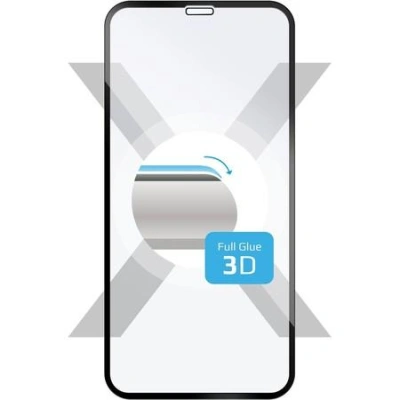 Ochranné tvrzené sklo FIXED 3D Full-Cover pro Apple iPhone X/XS/11 Pro, s lepením přes celý displej, dustproof, černé