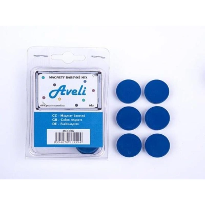 Set magnetů AVELI, modrá barva , XRT-00095