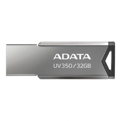 ADATA FlashDrive UV350 32GB / USB 3.2 Gen1 / stříbrná, AUV350-32G-RBK
