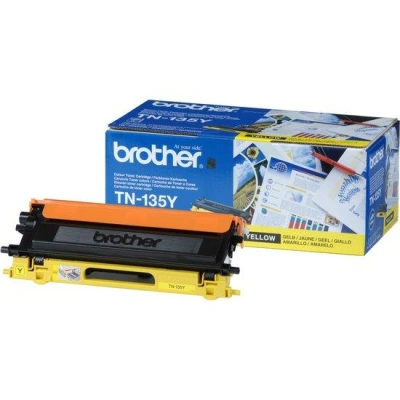 BROTHER tonerová kazeta TN-135Y/ HL-40x0/ DCP-904x/ MFC-9x40/ 4000 stránek/ Žlutý, TN135Y
