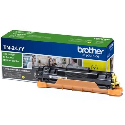 BROTHER tonerová kazeta TN-247Y/ DCP-L3550CDW/ HL-L3210CW/ MFC-L3730CDN/ 2300 stran/ žlutý, TN247Y