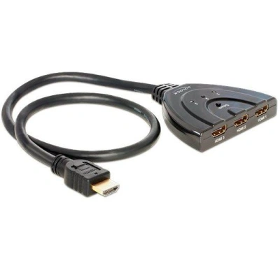 Delock HDMI 3 - 1 obousměrný Switch / Spliter, 87619