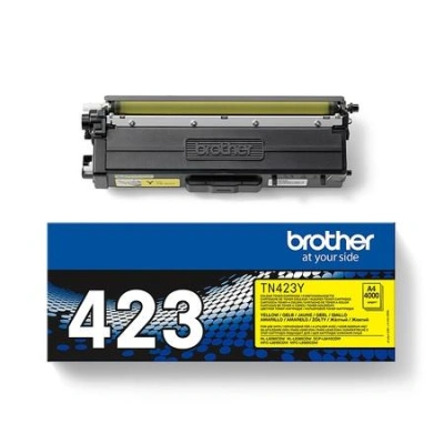 BROTHER toner TN-423Y pro HL-L8260CDW/HL-L8360CDW/DCP-L8410CDW / 4.000 stran / Žlutý, TN423Y