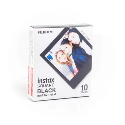 Fujifilm Instax Square Film Black Frame 10ks