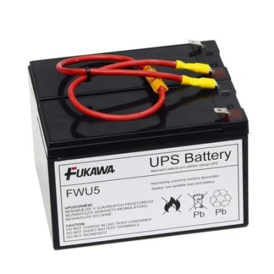 FUKAWA olověná baterie FWU5 do UPS APC/ náhradní baterie za RBC5, 12957