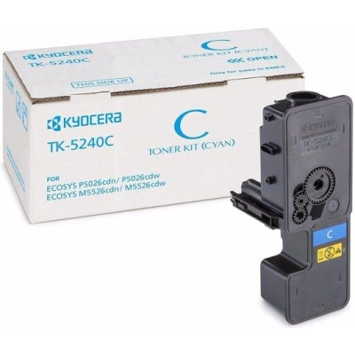 Kyocera toner TK-5240C/M5526cdn;cdw, P5026cdn;cdw/ 3 000 stran/ azurový, TK-5240C