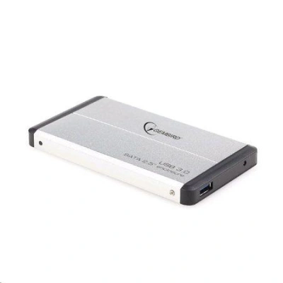 Externí box GEMBIRD pro 2.5" zařízení, USB 3.0, SATA, stříbrný, EE2-U3S-2-S
