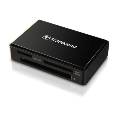 Transcend RDF8 USB 3.0 čtečka paměťových karet SDHC/SDXC (UHS-I), microSDHC/SDXC (UHS-I), CompactFlash (UDMA7), černá, TS-RDF8K2