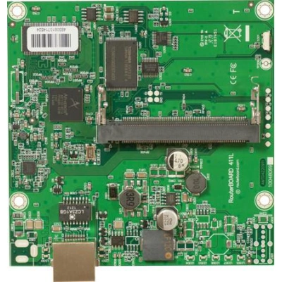 MikroTik RouterBOARD RB411L 32MB RAM, 300 MHz, 1x miniPCI, 1x LAN, vč. L3, RB411L