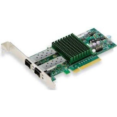 SUPERMICRO AOC-STGN-I2S Dual SFP+ 10Gb/s, PCI-e 8x, Gen 2 (5GT/s) Card, LP, AOC-STGN-i2S