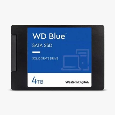 WD BLUE SSD 3D NAND WDS400T2B0A 4TB SATA/600, (R:560, W:530MB/s), 2.5", WDS400T2B0A
