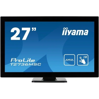 27" LCD iiyama T2736MSC-B1 - 4ms, 300cd/m2, HDMI, VGA, DP, USB,, T2736MSC-B1