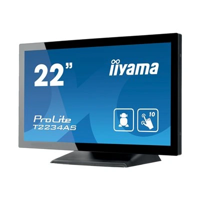 22"iiyama  T2234AS-B1: IPS, Full HD, 350cd/m2, HDMI, USB, černý, T2234AS-B1