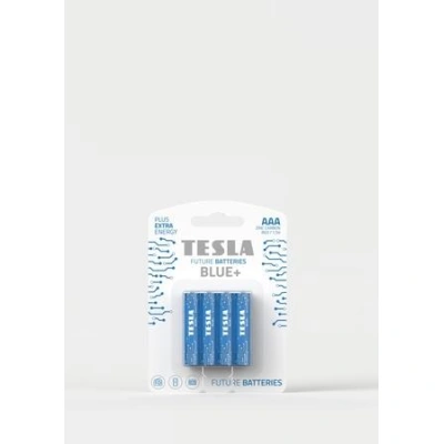 TESLA BLUE+ Zinc Carbon baterie AAA (R03, mikrotužková, blister) 4 ks