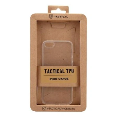 Tactical TPU Kryt pro Apple iPhone 5/5S/SE Transparent 