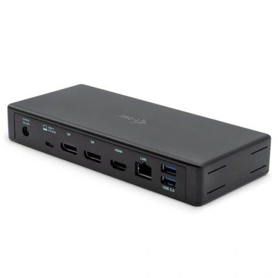 i-tec dokovací stanice USB-C / Thunderbolt 3/ Triple Display/ HDMI/ 2x USB 3.0/ USB 3.1/ 2x DP/ LAN/ Power Delivery 85W, C31TRIPLEDOCKPD