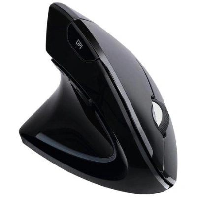 Adesso iMouse E90/ pro leváky/ bezdrátová myš 2,4GHz/ vertikální ergonomická/ optická/ 800,1200,1600DPI/ USB, iMouse E90