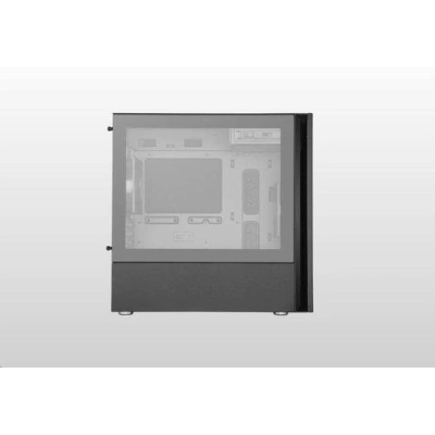 CoolerMaster skříň Silencio S400 Tempered glass, mATX, USB 3.0, bez zdroje, černá, MCS-S400-KG5N-S00