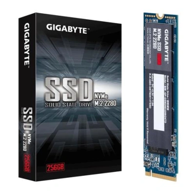 GIGABYTE NVMe SSD 256GB / Interní / M.2 PCIe Gen 3 x 4 NVMe 1.3 / 2280 / 3D TLC, GP-GSM2NE3256GNTD