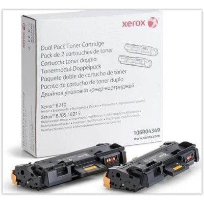 Xerox originální toner 106R04349 dualpack (černý, 2x 3000str.) pro B210/B205/B215, 106R04349