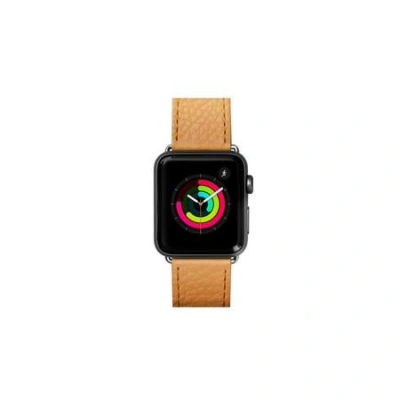 Laut Milano kožený řemínek pro Apple Watch 38mm / 40mm - okrový LAUT-AWS-ML-BR