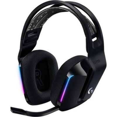 Logitech G733 LIGHTSPEED Wireless RGB Gaming Headset - BLACK - EMEA