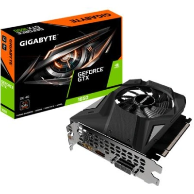 GIGABYTE GeForce GTX 1650 D6 OC 4G / 4GB GDDR6 / PCI-E / DVI-D /  HDMI / DP, GV-N1656OC-4GD