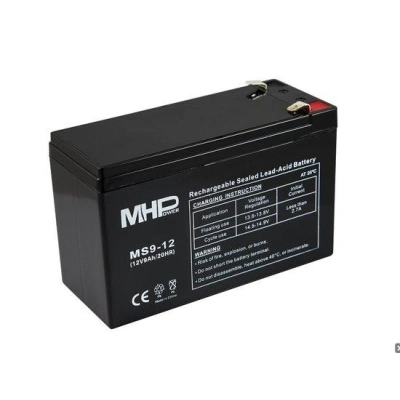 Pb akumulátor MHPower VRLA AGM 12V/9Ah (MS9-12), MS9-12