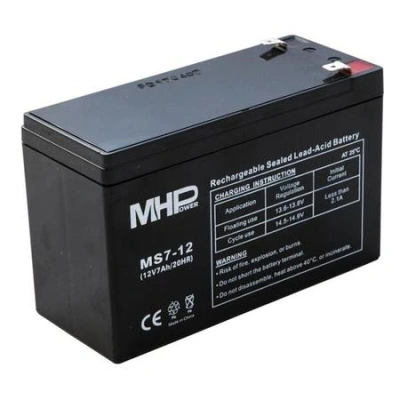 Pb akumulátor MHPower VRLA AGM 12V/7Ah (MS7-12), MS7-12