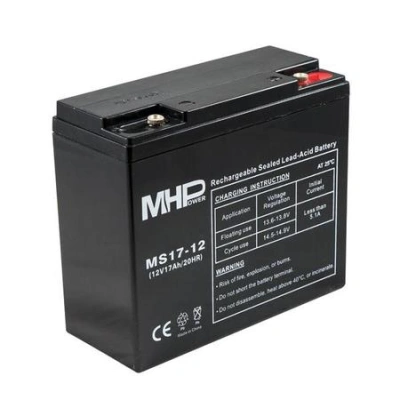 Pb akumulátor MHPower VRLA AGM 12V/17Ah (MS17-12), MS17-12