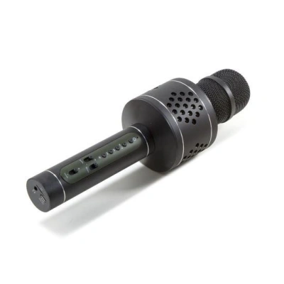 Technaxx PRO bluetooth karaoke mikrofon, 2x3W repro, LED RGB a funkcí TWS, černá (BT-X35), 4686