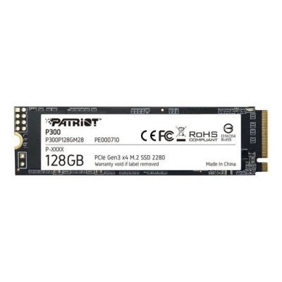 PATRIOT P300 128GB SSD / Interní / M.2 PCIe Gen3 x4 NVMe 1.3 / 2280, P300P128GM28