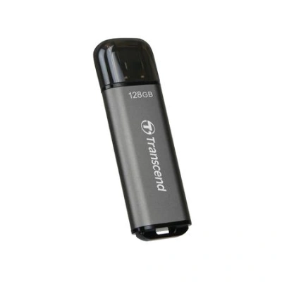 Transcend 128GB JetFlash 920, USB 3.0 (3.2 Gen 1) flash disk, LED indikace, 420MB/s R, 400MB/s W, vesmírně šedý, TS128GJF920