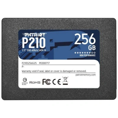 PATRIOT P210 256GB SSD / 2,5" / Interní / SATA 6GB/s / 7mm, P210S256G25