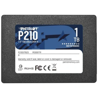 PATRIOT P210 1TB SSD / 2,5" / Interní / SATA 6GB/s / 7mm, P210S1TB25