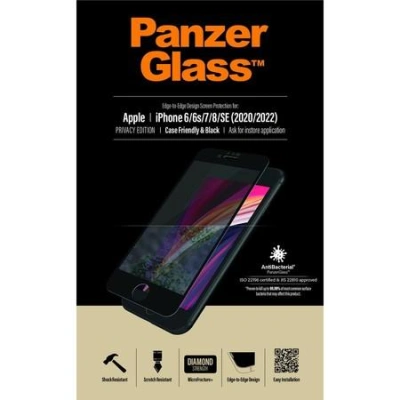 PanzerGlass Privacy Apple iPhone 6/6s/7/8/SE (2020) P2679