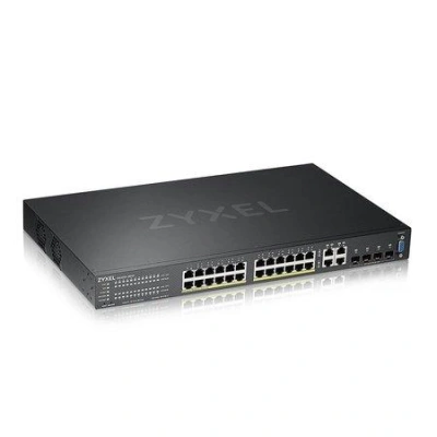 ZyXEL GS2220-28HP 24-port GbE L2 PoE switch, GbE Uplink, NCC Pro pack licence na 1 rok, GS2220-28HP-EU0101F