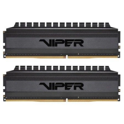 PATRIOT Viper 4 Blackout 16GB DDR4 3600 MHz / DIMM / CL18 / Heat shield / KIT 2x 8GB, PVB416G360C8K