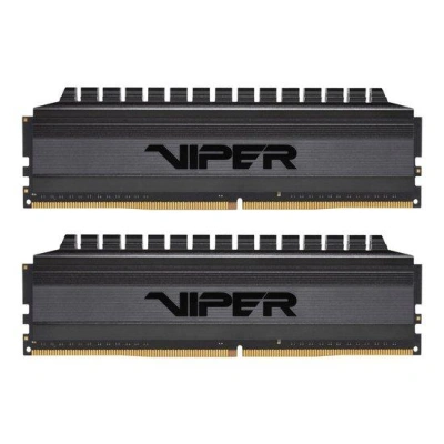 PATRIOT Viper 4 Blackout 16GB DDR4 4133MHz / DIMM / CL18 / 1,4V / Heat Shield / KIT 2x 8GB, PVB416G413C8K