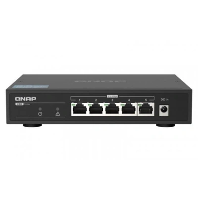 QNAP 2,5GbE switch QSW-1105-5T (5x 2,5GbE port, pasivní chlazení, podpora 100M/ 1G/ 2,5G), QSW-1105-5T