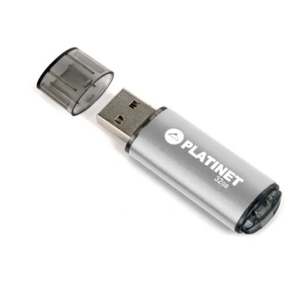 PLATINET flashdisk USB 2.0 X-Depo 32GB stříbrný, PMFE32S