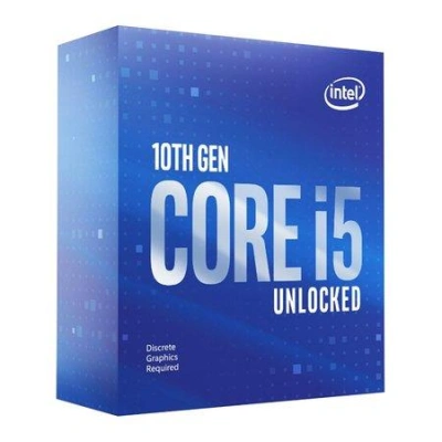 INTEL Core i5-10600KF / Comet Lake / 10th / LGA1200 / max. 4,8GHz / 6C/12T / 12MB / 125W TDP / bez VGA / BOX bez chladič, BX8070110600KF