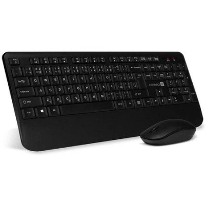 CONNECT IT Combo bezdrátová černá klávesnice + myš, CZ + SK layout, CKM-7800-CS