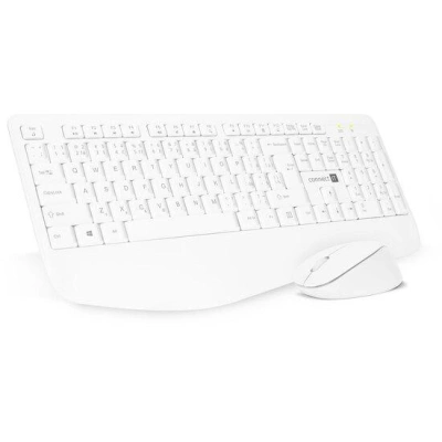CONNECT IT Combo bezdrátová bílá klávesnice + myš, CZ + SK layout, CKM-7804-CS