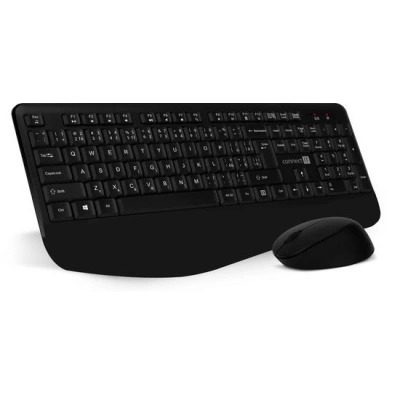 CONNECT IT Combo bezdrátová černá klávesnice + myš, CZ + SK layout, CKM-7803-CS